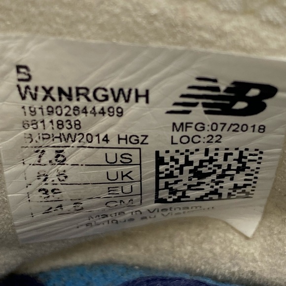 New Balance Fuelcore Nergize Geo Metallic Shoes Women’s Size 7.5 - Picture 6 of 10